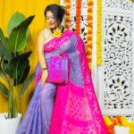 Dark Lavender Soft Dhakai Jamdani Saree